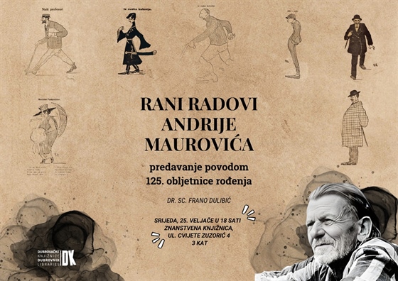 Predavanje o ranim radovima Andrije Maurovića u povodu 125. obljetnice rođenja