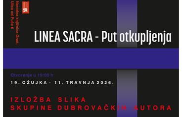 Otvorenje izložbe „LINEA SACRA – PUT OTKUPLJENJA“ u Narodnoj knjižnici Grad