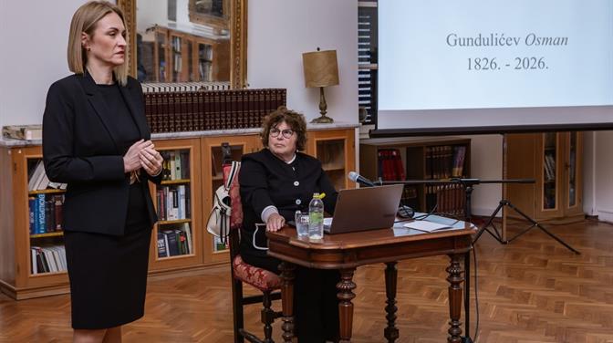 Predavanjem Slavice Stojan obilježeno dvjesto godina od tiskanja Gundulićeva Osmana