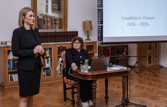 Predavanjem Slavice Stojan obilježeno dvjesto godina od tiskanja Gundulićeva Osmana