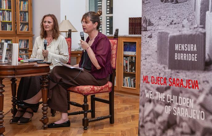 Mensura Burridge u Saloči od zrcala predstavila knjigu „Mi, djeca Sarajeva“