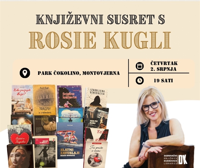 KNJIGE POD STABLIMA: KNJIŽEVNI SUSRET S ROSIE KUGLI