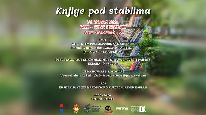„Knjige pod stablima” u Gružu: uz knjigu, STEM i književni susret s Alminom Kaplanom