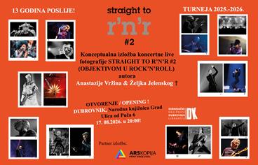 „Straight to R’n’R #2“ stiže u Dubrovačke knjižnice: dvije autorske vizije rock 'n' rolla kroz fotografski objektiv