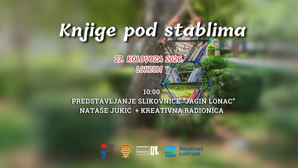 Posljednje ovogodišnje „Knjige pod stablima“ na Lokrumu