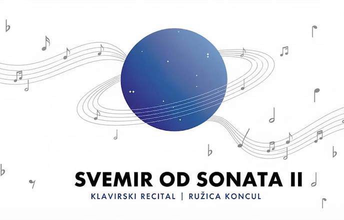 Klavirski recital Ružice Koncul „Svemir od sonata II“ u Saloči od zrcala