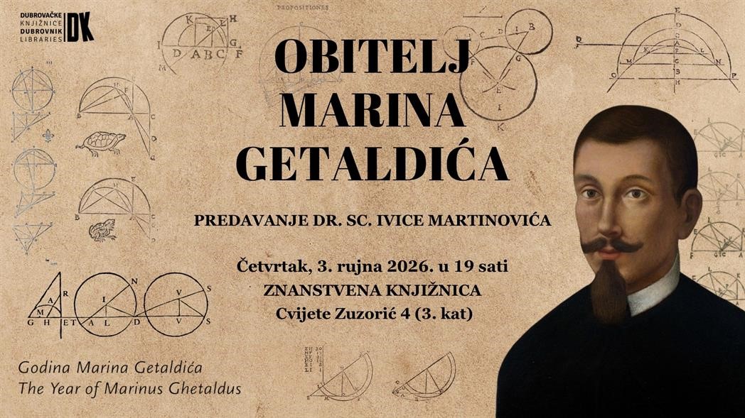 Predavanje Ivice Martinovića o obiteljskom životu Marina Getaldića