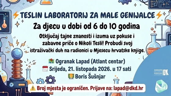 ⚡🔬 Teslin laboratorij za male genijalce - interaktivna radionica za djecu