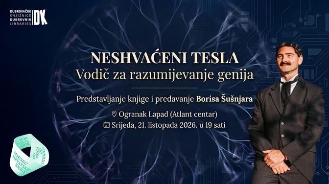 Predstavljanje knjige "Neshavćeni Tesla - vodič za razumijevanje genija" Borisa Šušnjara