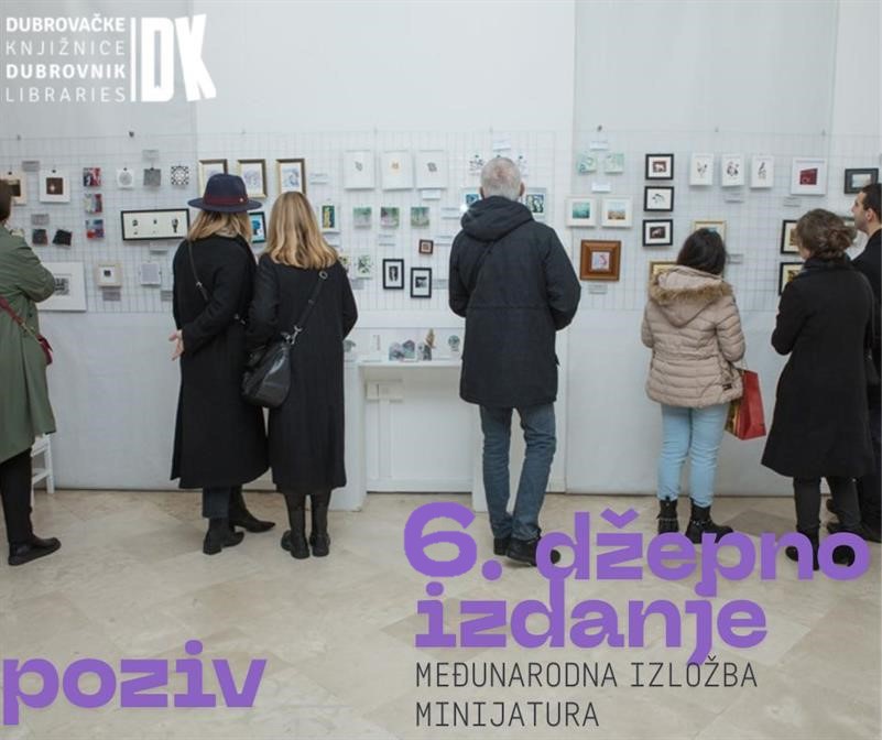 POZIV za sudjelovanje: Međunarodna izložba minijatura „6. džepno izdanje“  - Rok: 30.11.2026.