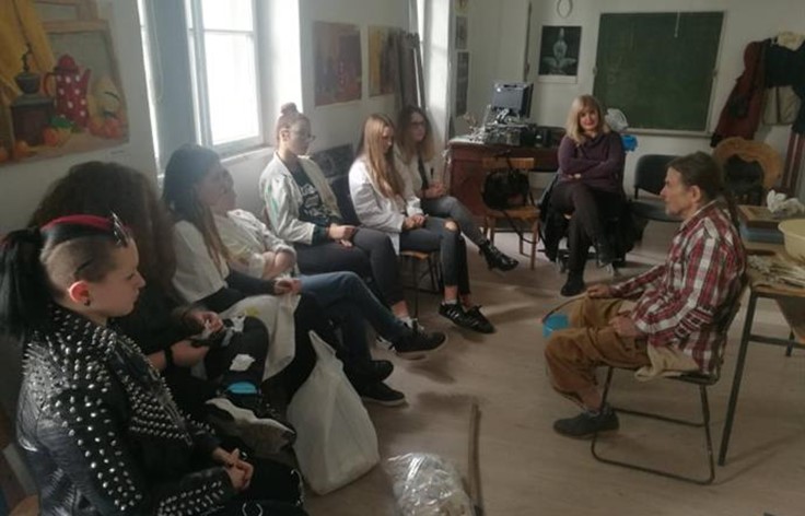 Predavanje i radionice Alekseja Minakova s učenicima Umjetničke škole