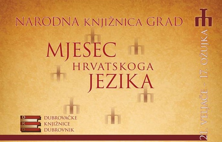 Mjesec hrvatskoga jezika u Narodnoj knjižnici Grad
