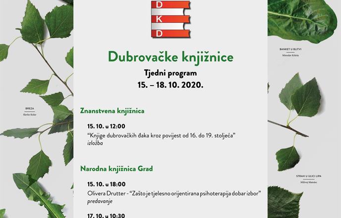 Prvi tjedan MHK u Dubrovačkim knjižnicama