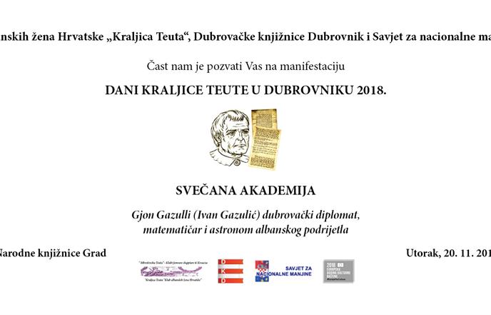 Dani kraljice Teute 2018.