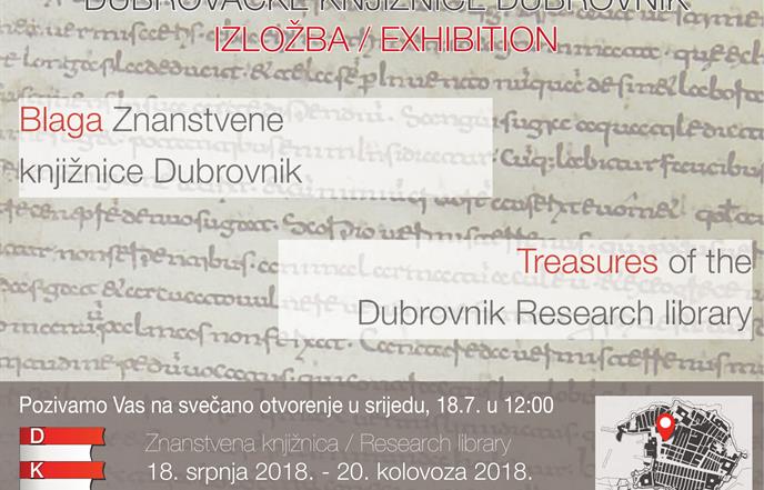 Izložba: Blaga Znanstvene knjižnice