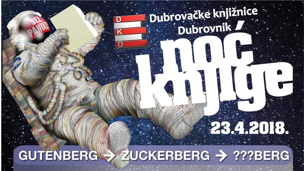 Noć knjige 2018. u Dubrovačkim knjižnicama
