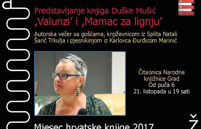 Autorska večer Duške Mušić