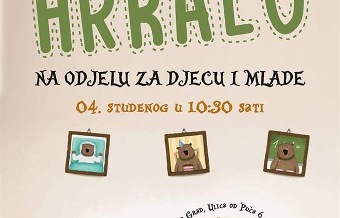 Druženje s književnicom Jelenom Pervan i medvjedićem Hrkalom