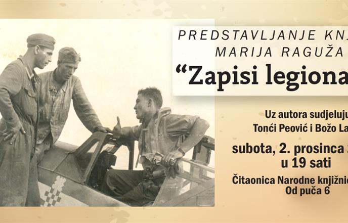Predstavljanje knjige Zapisi legionara