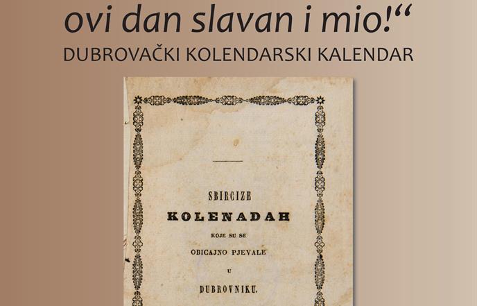 Predavanje o dubrovačkoj kolendarskoj tradiciji