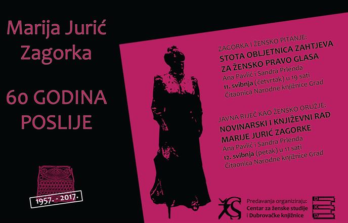 Marija Jurić Zagorka – 60 godina poslije
